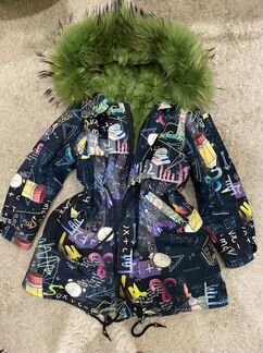 Парка на девочку демисезонная