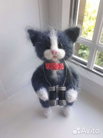 Вязаный котик