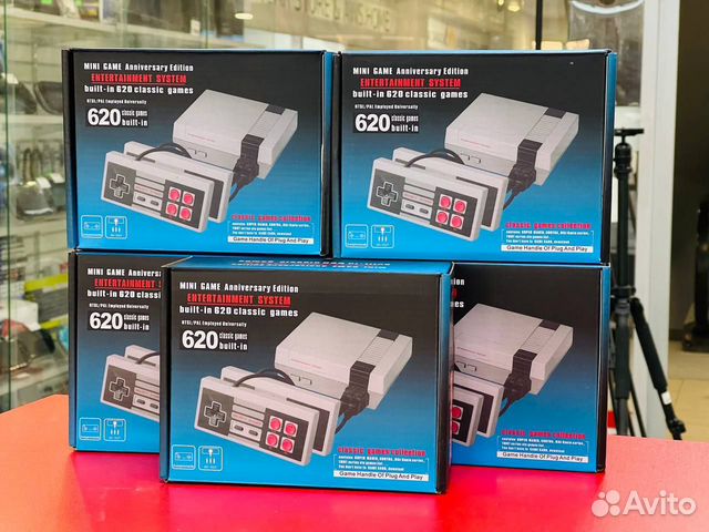 Игровая приставка Dendy 620 игр, 2 джойстика, Av-O