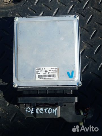 Блок управления двигателем на саненг Рекстон II 07