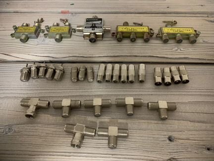 Разветвитель, Гнездо, Штекер тв 25 предметов