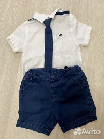 Костюм для мальчика шорты рубашка
