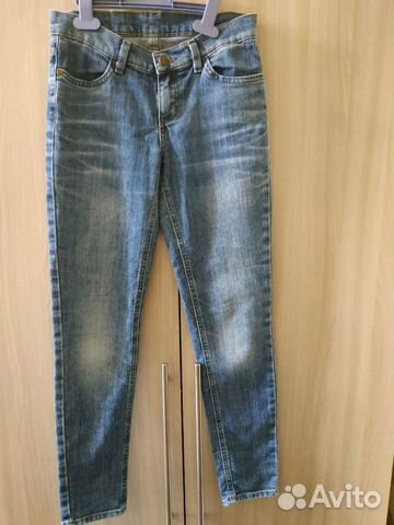 Рубашка джинсовая, джинсы на девочку152 размер