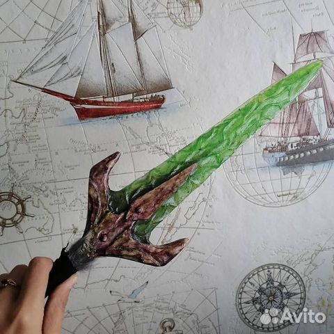 Меч из эпоксидной смолы