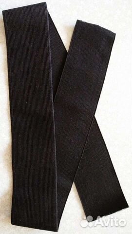 Резинка черная широкая