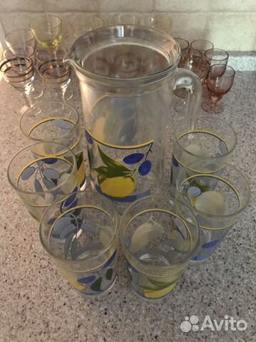 Графин и 6 стаканов Luminarc, новое