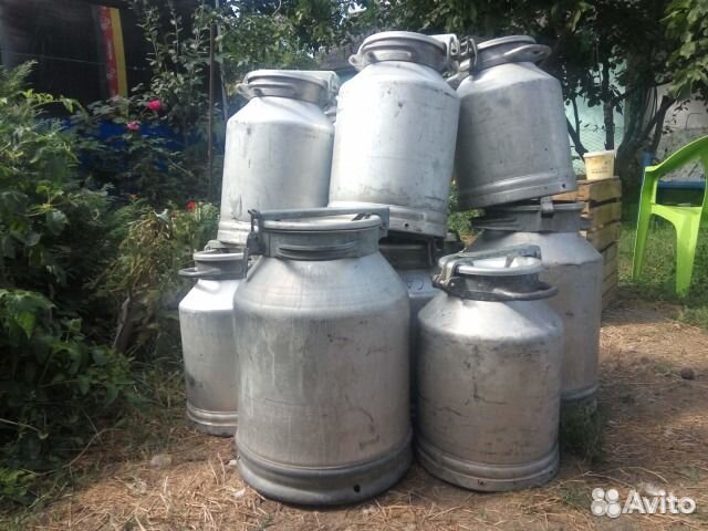 Фляги алюминиевые молочные хорошие