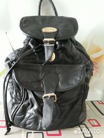 Рюкзак женский натуральная кожа бу