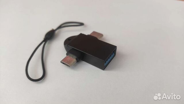 Переходник с micro usb и type c на usb
