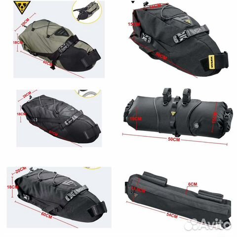 Сумка topeak велосумка 6l 8l 10l 15l midloader