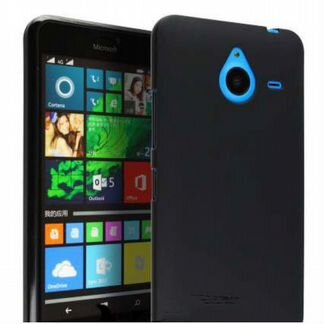 Чехол-накладка для Microsoft Lumia 640XL (черная)