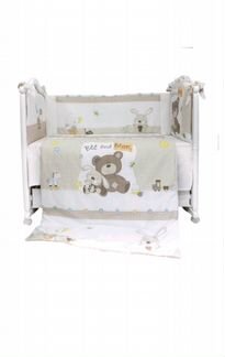 Бортики с одеялом и кроватка 120х60