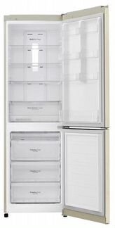 Холодильник LG GA-419sehl бежевый