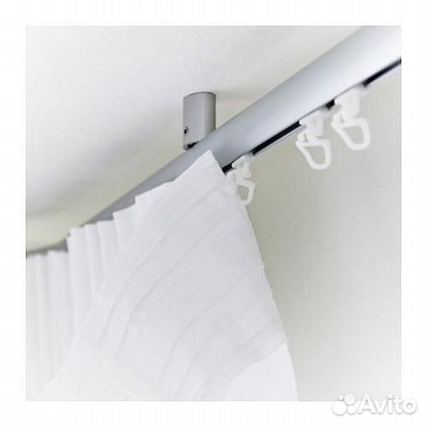 Бегунок и крючок Икеа Квартал для гардин