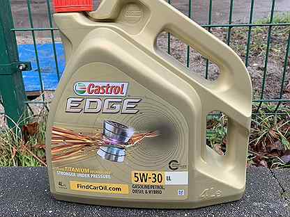 Моторное масло Castrol edge 5W-30 LL 4 л