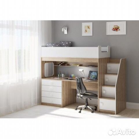 Кровать чердак