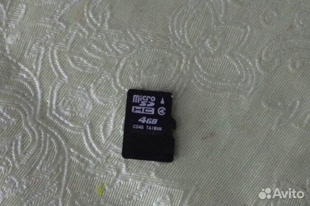 Карта памяти microsd 4 gb