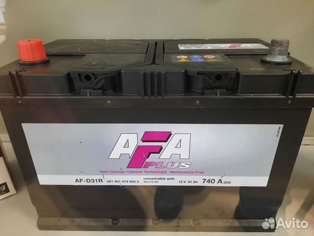 Аккумулятор AFA plus 740 А новый