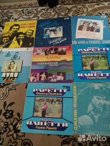 Пластинки.Итальянцы.Великолепные