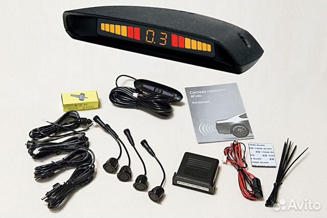 Парктроник ParkMaster 4-FJ-40 + установка