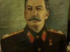 Сталин портрет картина 1950х годов на подарок объявление продам