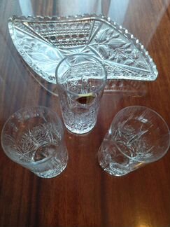 Изделия из хрусталя. Производство Югославия, СССР