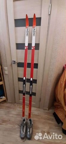 Лыжи+ботинки+палки. Размер 37