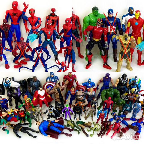 Фигурки супергероев Marvel др