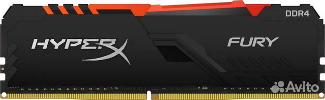 Опер память HyperX fury Black RGB DDR4 3200 16гб