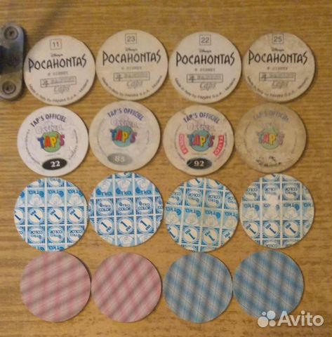 Сотки (кэпсы, фишки) Dunkin, Casper, Сотка и др