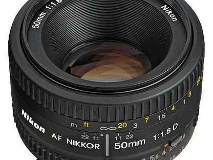 Объектив Nikon 50mm F/1.8D AF Nikkor