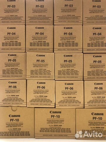 Головки Canon PF-03, PF-04, PF-05,PF-06, PF-10