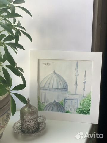 Картина акварель