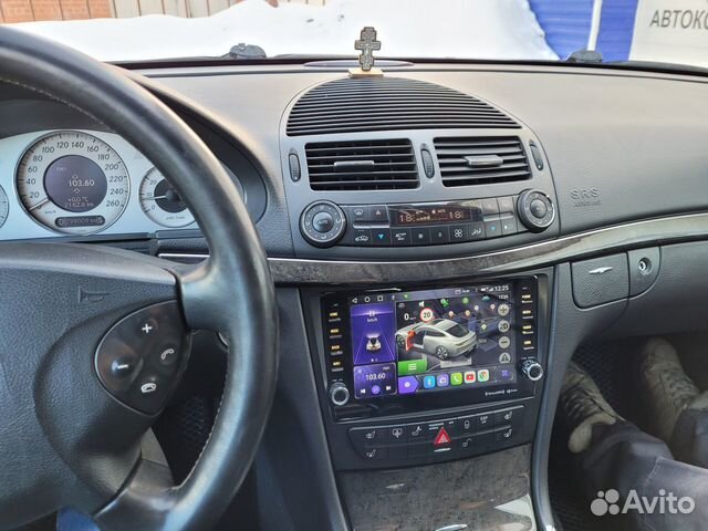Android магнитола для Mercedes E W211, есть Teyes