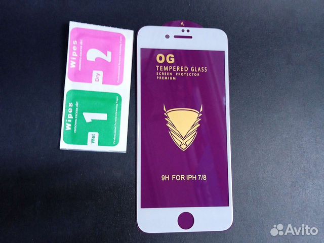 Защитное стекло на iPhone 7/8 Белое