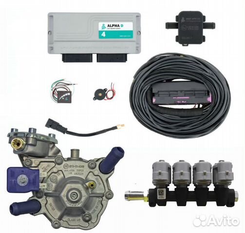 Гбо 4 поколения Alpha на 4 цил с установкой