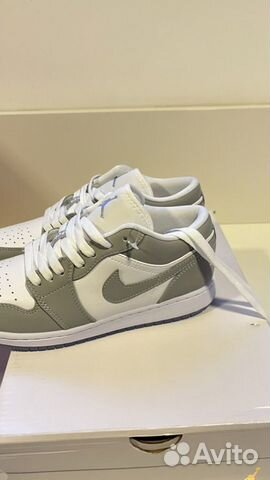 Nike air jordan 1 low wolf grey ориг 38р