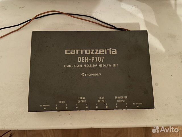 Pioneer Carrozeria DEH-P707 внешний процессор DSP купить в Красноярске ...