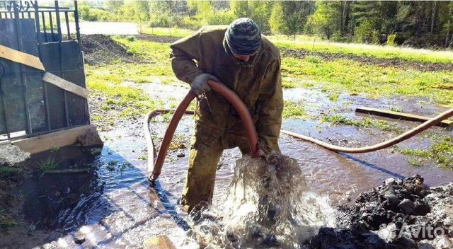 Ремонт и очистка скважин на воду. Замена насоса