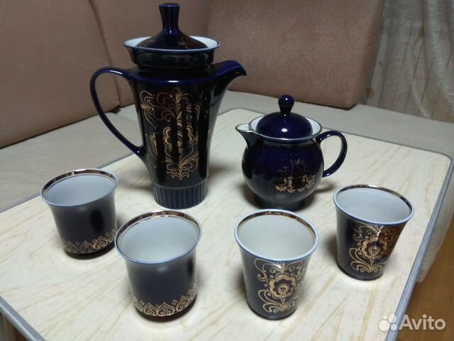 Синий кобальт посуда. Разное