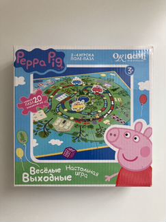 Настольная игра Свинка Пеппа+ пазл 20 элементов