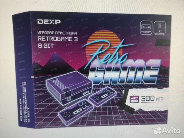 Игровая консоль dexp retrogame 3 300 игр hdmi