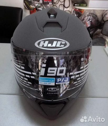 Модулярный шлем HJC i90 stone grey XL