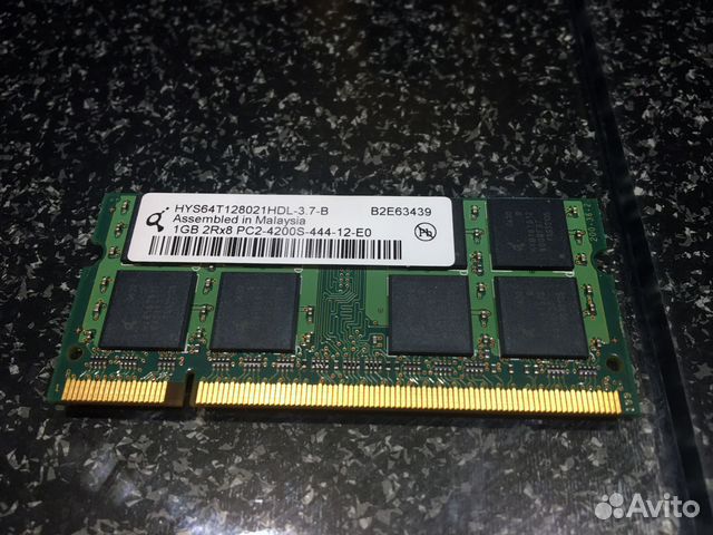 Память Qimonda SO-dimm DDR2-533 1 GB