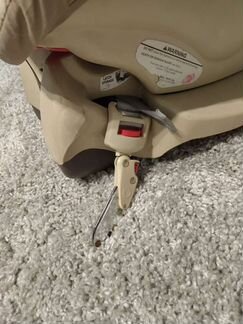 Автолюлька с креплением isofix
