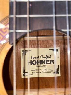 Классическая гитара hohner HC-06 + чехол + пособие