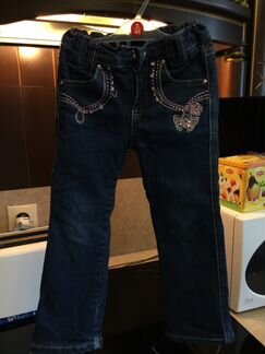 Джинсовый сарафан, джинсы, кофты р.110