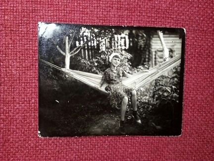 Фото « гамак на даче» 1937 г СССР город Могилёв