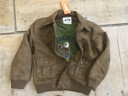 Gymboree куртка под замшу для мальчика новая 6/120