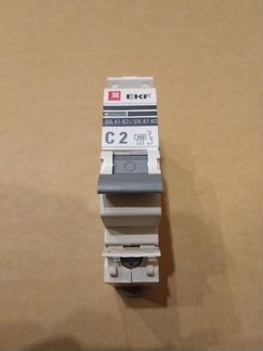 Выключатель автоматический однополюсный EKF 2А С в